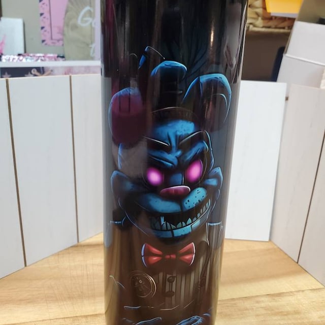 Five Nights At Freddy's 20oz Skinny Tumbler Wrap Png, Five Nights At F –  Drabundlesvg