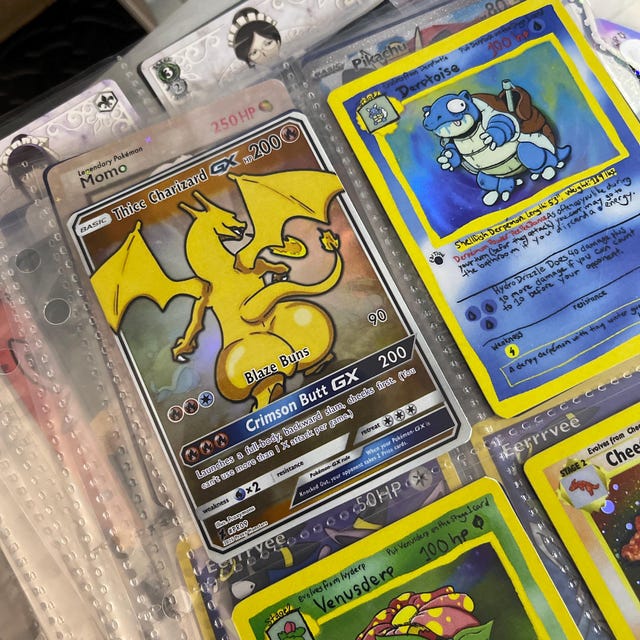 Custom-made Thicc Charizard Card - Etsy