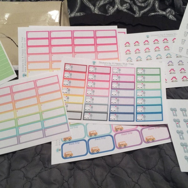 MINI Happy Package Reminder Tracker Cute Kawaii Personal Planner ...