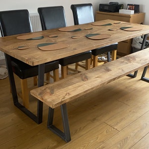 John Lewis Calia Extendable Dining Table Reclaimed Kitchen - Etsy