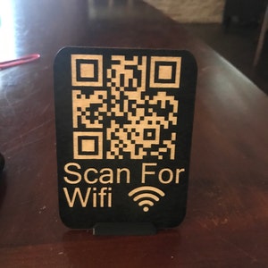  Rick Roll QR Code Wifi Sign Prank : Office Products