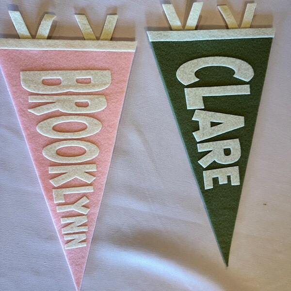 Personalized Name, Custom Dorm Room Pennant, Roommate, Dorm Decor ...