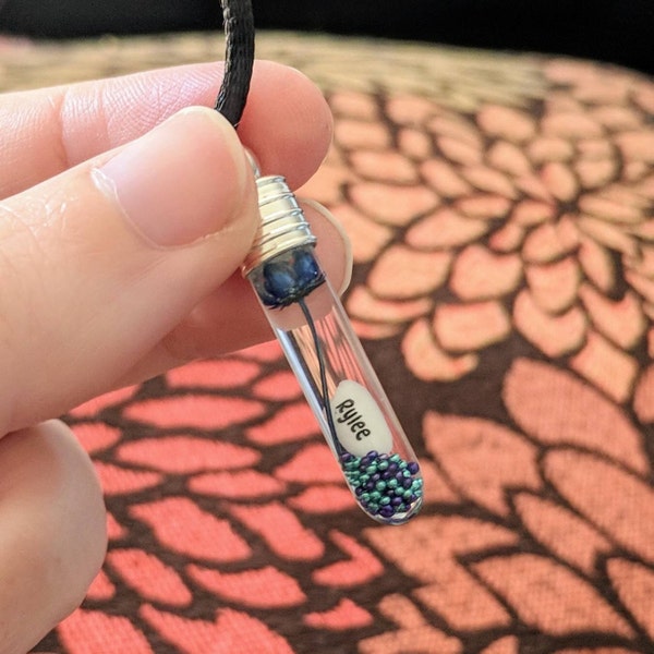 Name On Rice Ring Name on Rice Necklace, Unique Gift for Kids, Name on Rice Jewelry ...