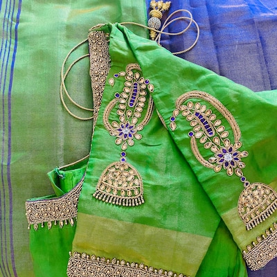 Maggam Work Blouse Tailoring Service by Price Saree Blouse - Etsy