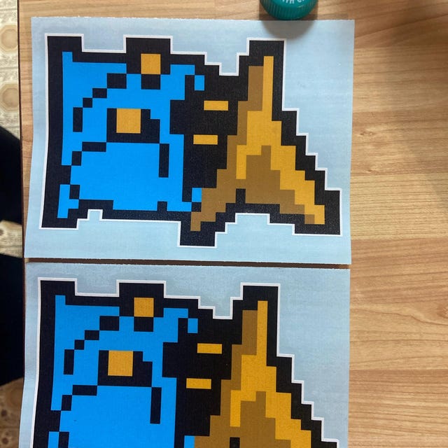 Final Fantasy 8 Bit Character Sprites Vinyl Decals Classic NES