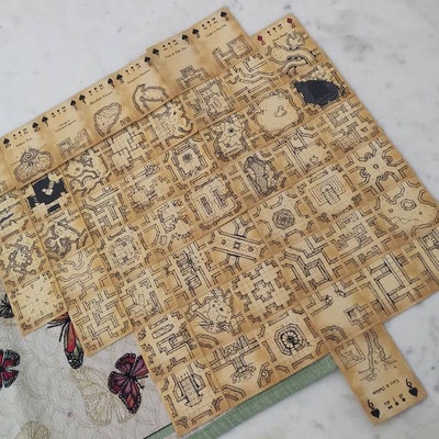 Inked Adventures Dungeon Cut-ups Cards Pocket Edition - Etsy