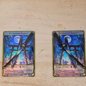Harmonized Kodachi - Weapon Alter - Flesh and Blood TCG - Etsy