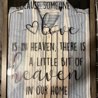 Vinyl Adhesive Quote ONLY No Shadow Box, Although You Cant Be With Me ...