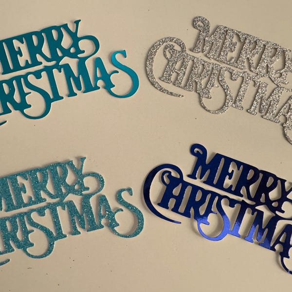 DIY Christmas Card Kit 4 Cards Make Your Own Holiday Greeting Cards ...