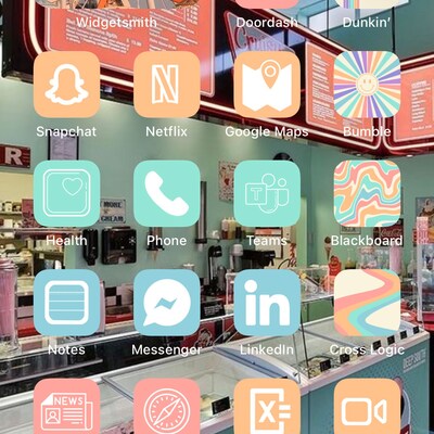 400 Neutral Nude Themed Icons IOS 14/15 App Icons Aesthetic for iPhone
