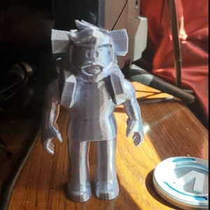 Custom 3d Printed Roblox Character Etsy - city 17 get free money and sliver printer roblox