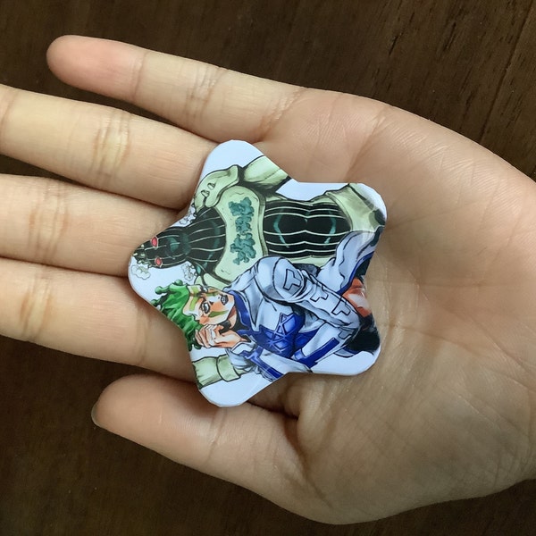 Custom Personalized Design Star Shaped Pinback Button Pins/ Badges With ...