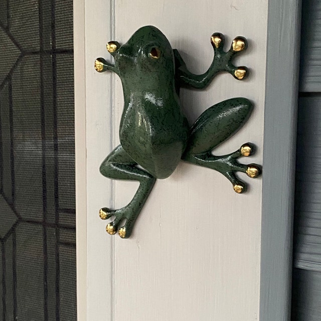 Michael Healy Unique Doorbell Ringers - Handmade Metal Doorbell Button, Oiled Bronze Finish