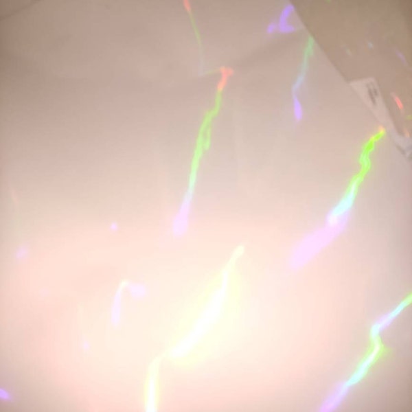 10 Pattern Holographic Transparent Self Adhesive Overlay Film A4 Sheet ...