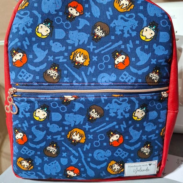 Mini Backpack Sewing Pattern, Simple Pattern Instructions, Step by Step ...