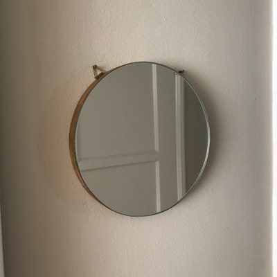 Round Mirror on a Chain Wall Hanging Mirror Wall Decor Circle - Etsy