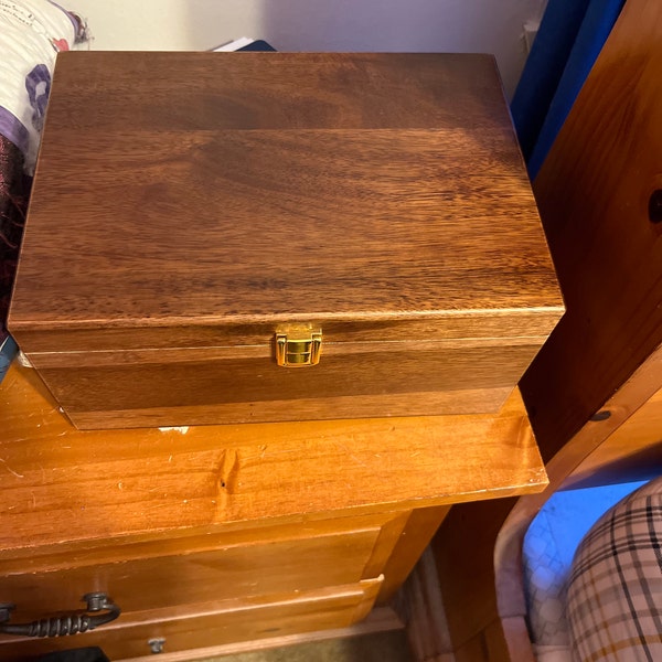 Wooden Gift Boxes - Large Memory Box For Keepsakes, Decorative Boxes