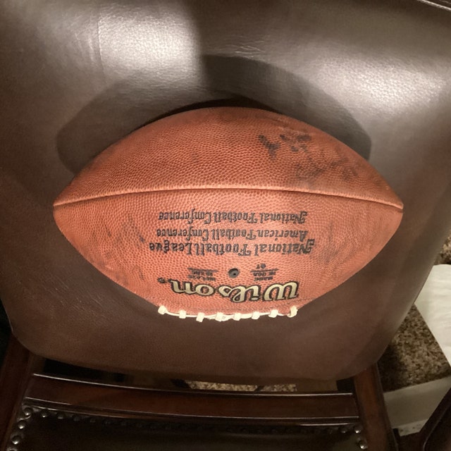 Flat Football Repair - Autographed Footballs