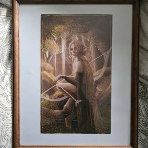 Vir Atish'an l Dragon Age Elven Goddess Sylaise Art Print 