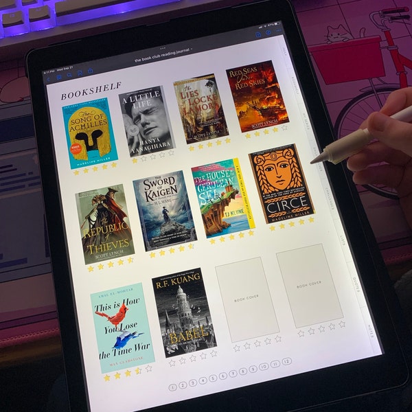 The Book Club Digital Reading Journal | Book Reviews | Reading Tracker ...