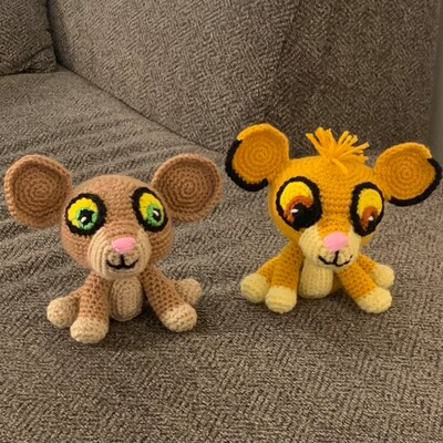 The Lion King Simba Amigurumi Pattern Darth Makers - Etsy