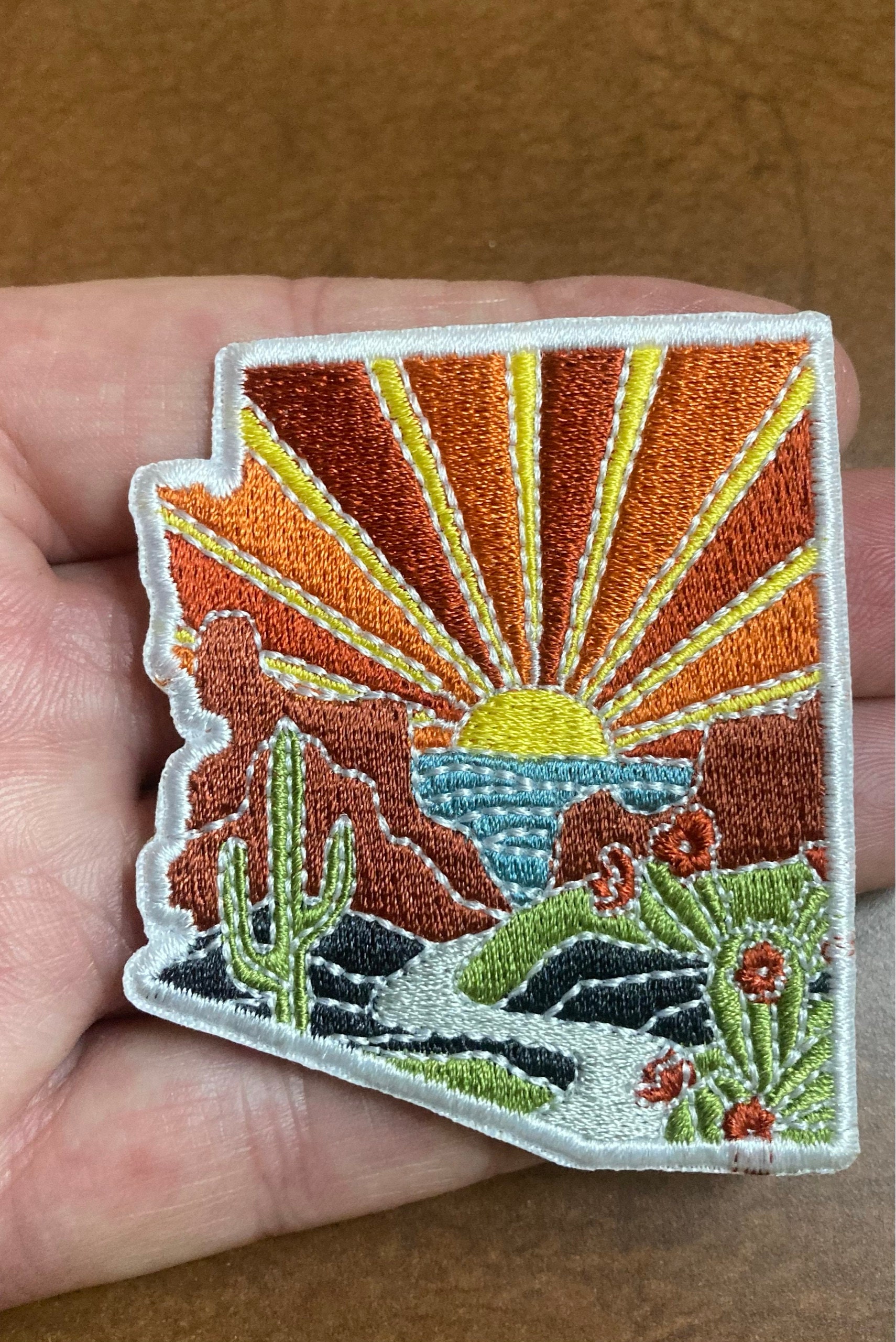 Arizona Iron-On Patch | 2.5&quot; Patch | Embroidered Sew-on or Iron-on Applique