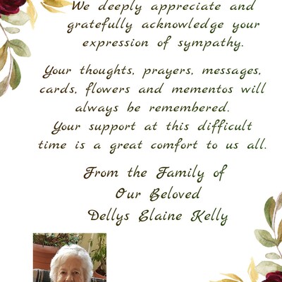 Electronic Funeral Announcement Funeral Electronic Invitation for