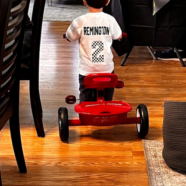 3 Piece Boys Racecar Shirts & Pants