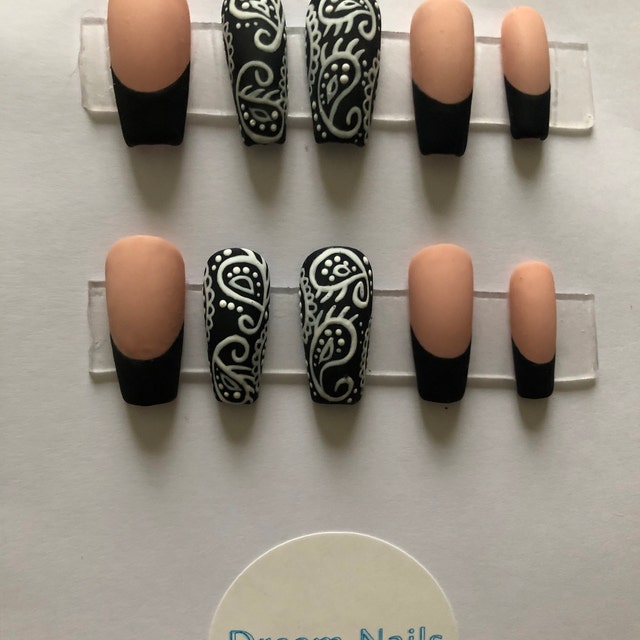 Custom Luxury and Reusable Gel Press On Nails by DreamNailsbyAna