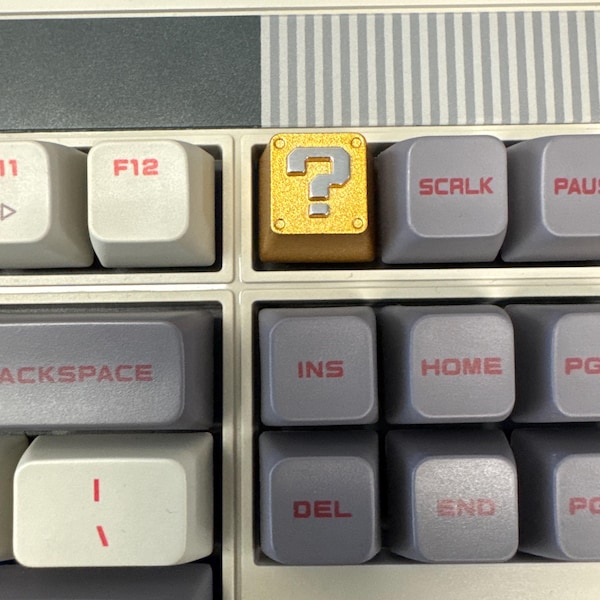 Super Mario Bros Custom Keycap Aluminum Alloy High Quality Handmade ...