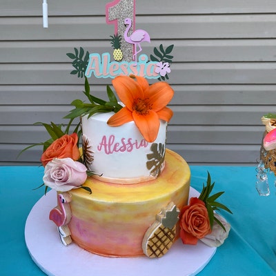 Flamingo Cake Topper Flamingo Party Decorations Cake Topper - Etsy
