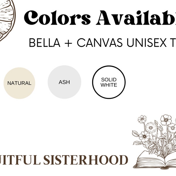Editable Bella Canvas Color Chart, Bella Canvas 3001 Color Chart