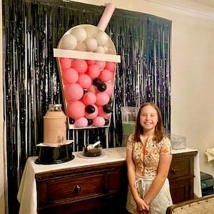 DIY Boba Balloon Workshop, Boba Party Ideas, Bubble Tea Party, Boba ...
