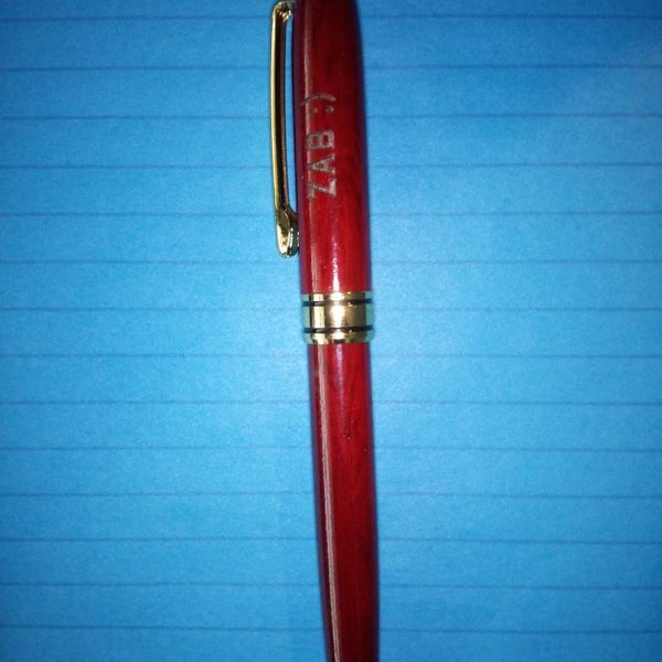 Personalized Engraved Wood Pen, Custom Wooden Ballpoint Pens ...