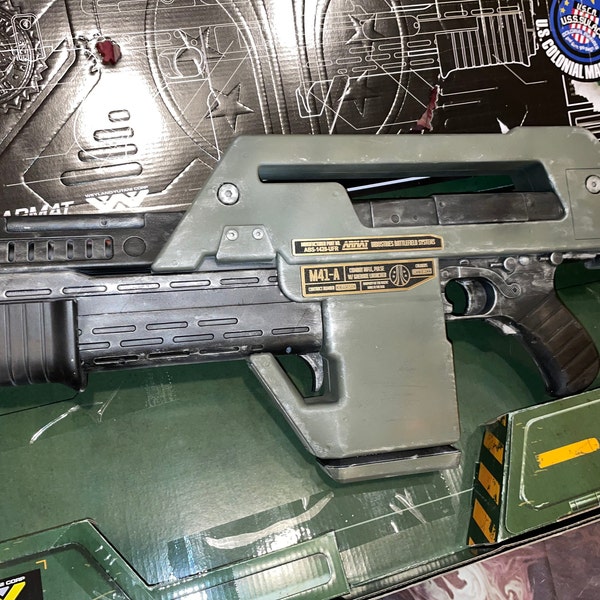 Set of 2 ALIENS Pulse Rifle Specifications ID Plates Props for NERF - Etsy