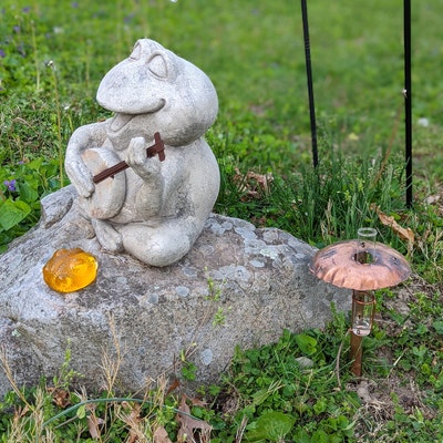 Copper Mushroom Rain Gauge - Etsy