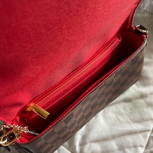  NC L.V. Favorite Bag Insert,L.V. Favorite organizer,L.V.  Favorite PM/MM/GM insert (MM, Red) : Clothing, Shoes & Jewelry