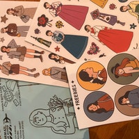 HOLIDAY POLAROID Sticker Sheet // Aesthetic Cute Christmas Party Gift ...