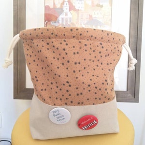 PATRON, Sac à Tricot, Pochon, Sac à Coulisse, Sac à Projet
