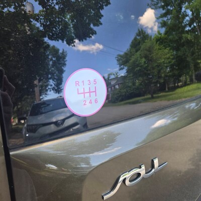 Shifter Vinyl Decal sticker, Car, Laptop, Window, Tumbler, Manual Jdm ...