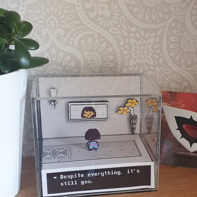 Undertale Despite Everything Cube Diorama 3D Videogame Gift for Gamer ...