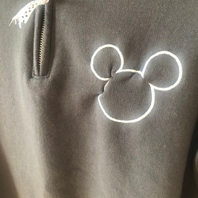 Mickey and Minnie Matching Couple Quarter Zip Sweatshirt Disney Mom and ...