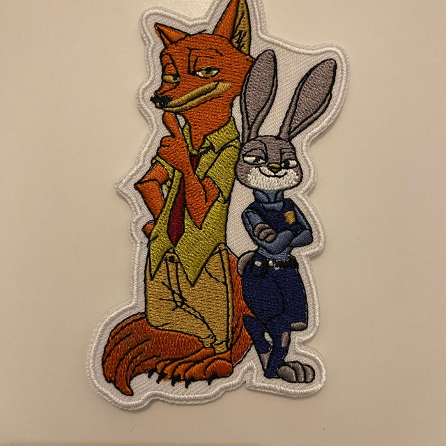 Daiso Disney ZOOTOPIA JUDY & NICK WAPPEN PATCHES (2) - New *US Seller*