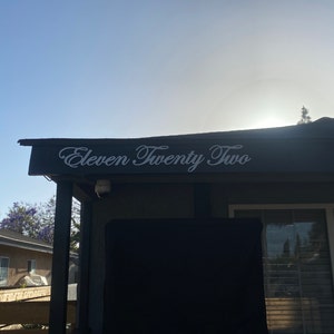 Script Address Sign script House Numbers Custom House - Etsy