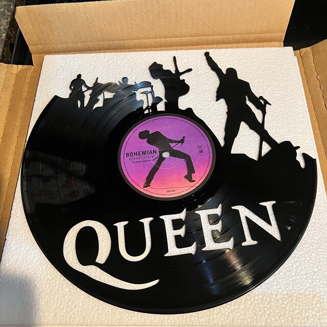 queen Laser Cut Vinyl Record artist representation or vinyl clock — SMFX  Designs