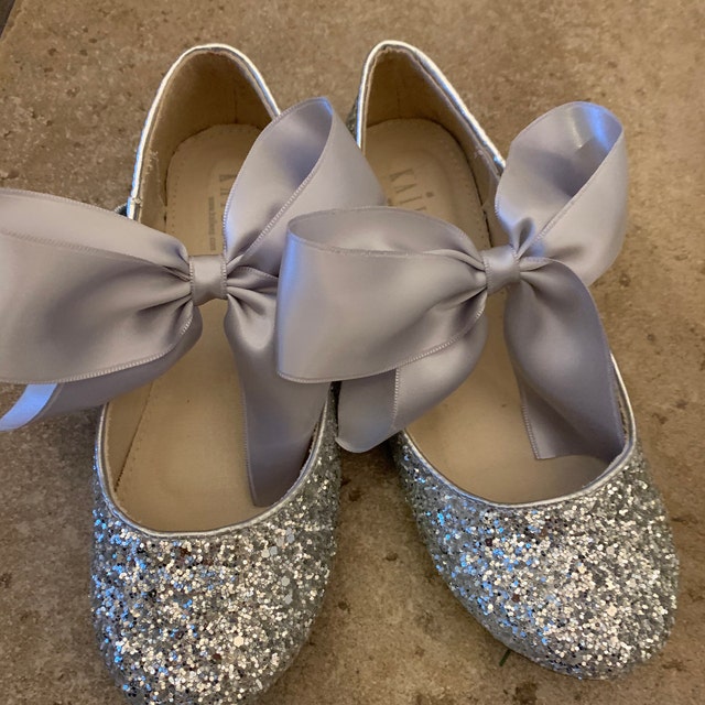 靴 original ribbon glitter pumps original ribbon glitter pumps (black)
