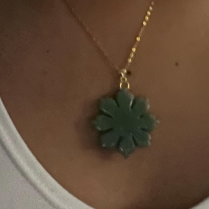Green Jade Filipino Sun Necklace, Philippines Sun Pendant Jewelry, Tradition Heritage Cultural Symbol, Philippine Pride, Large Gold Charm