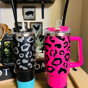 Stanley 40oz leopard tumbler – Haus of Rose Boutique