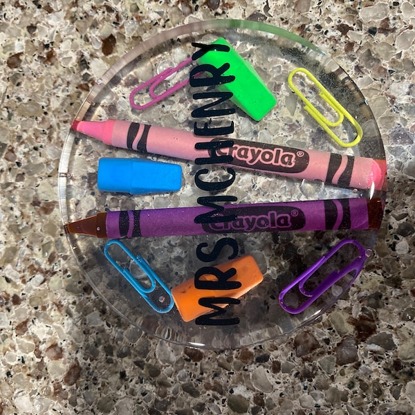 Personalized Teacher Appreciation Coasters| Custom Coasters| Teachers ...