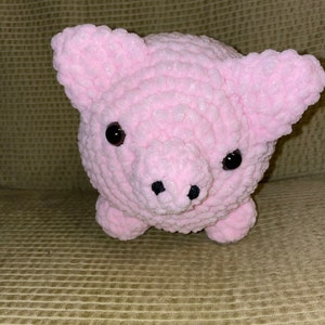 PATTERN/INSTRUCTIONS Pig Piggy Pillow Pattern Cute Pig - Etsy